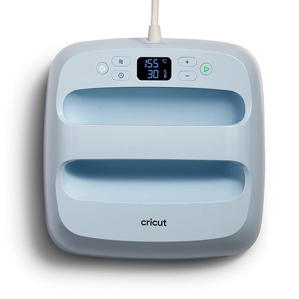 Cricut EasyPress 3, piastra riscaldante da 22,5 cm x 22,5 cm, riscalda fino a 205 °C
