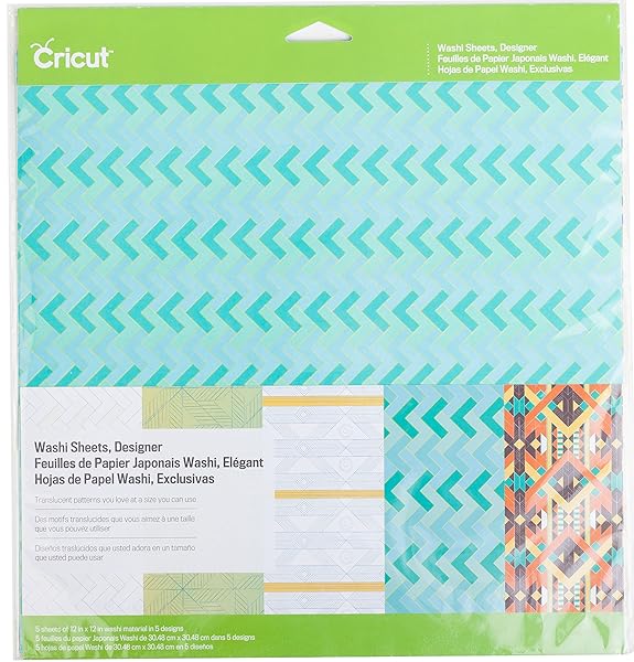 Cricut, Fogli Washi