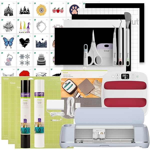 Cricut Macchina da taglio intelligente Maker 3 | Pacchetto di avviamento termoadesivo