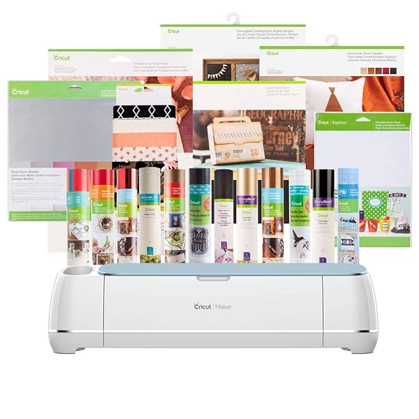 Cricut Maker + Everything Materials Bundle - Blu