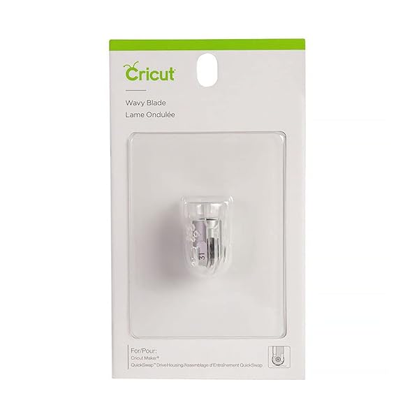 Cricut Wavy Blade (2.0mm L / 0.8mm H) for Maker Machines, Multicolour, one size