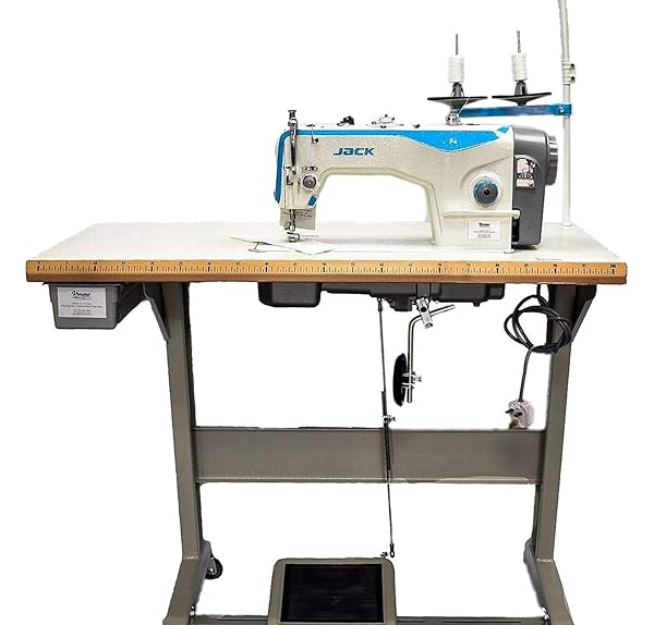 Konsew Macchina per Cucire Industriale JACK F4 / F5 Lineare Bianca Metallo