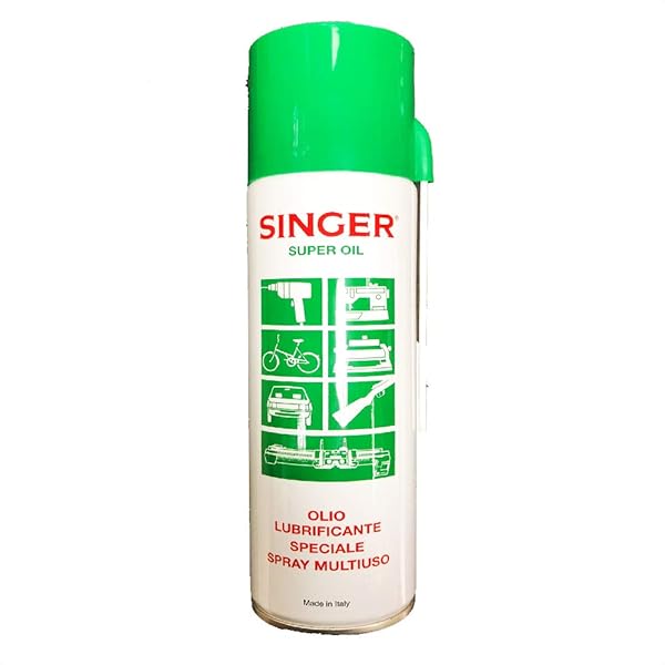 Olio spray "Singer", lubrificante per le parti meccaniche di elettrodomestici