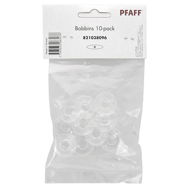 PFAFF Clear Bobbins 10 Pack (cat K)