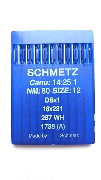 Schmetz - Aghi per macchina da cucire industriale 16 x 231 Canu, 14:25 1 (confezione da 10).