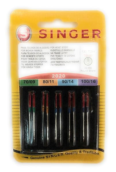 Singer Aghi Misti 10 Pezzi per Cotone Misure 70-80-90-100
