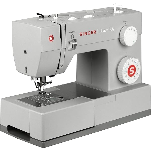 Singer Heavy Duty 4423 Macchina Da Cucire Meccanica - 23 Punti, Infilatura Ago Automatica, Leva per Abbassamento Trasporto, Motore Potente