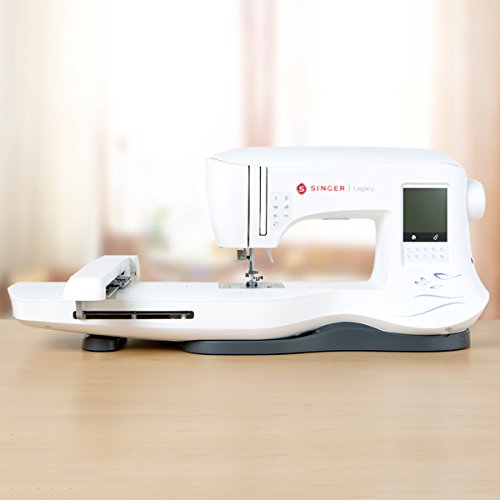 Singer Legacy SE300 - Macchina da ricamo e da cucire LCD con design integrato, cuciture + 2 anni di garanzia
