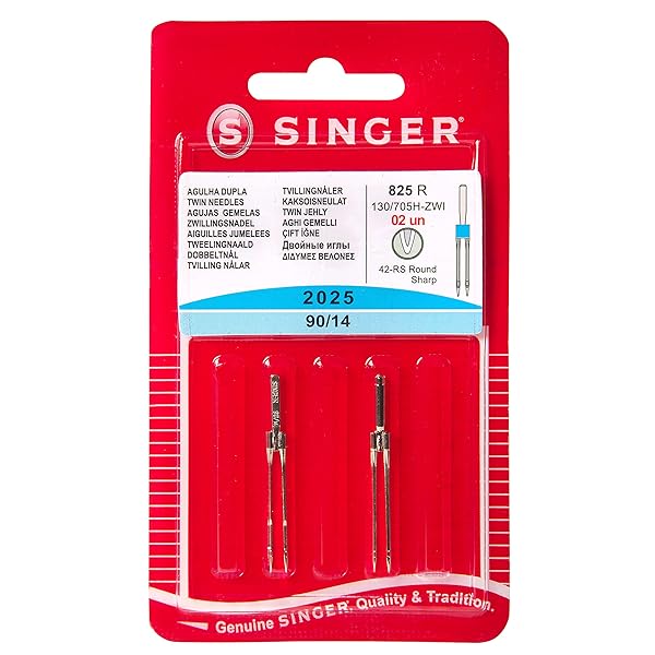 Singer, Macchina da Cucire con Aghi Doppi Misura 90/3
