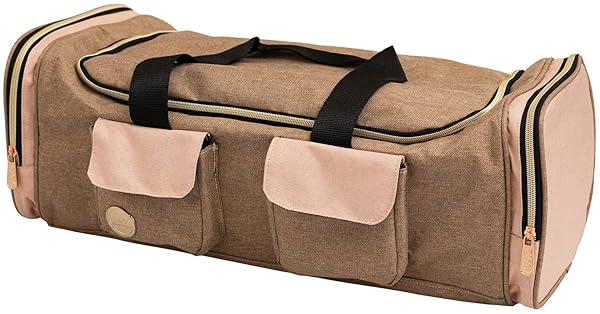 We R Memory Keepers Crafter's Machine Tote Taupe e Rosa, bianco, 1, Crafter's Machine Tote Taupe e Rosa