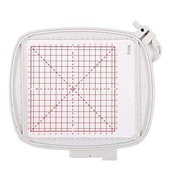 YICBOR Square Texture Hoop 6 "x6"(150x150mm) #820919-096 per Pfaff Creative 2.0/4.0/Sensation/Vision/Performance
