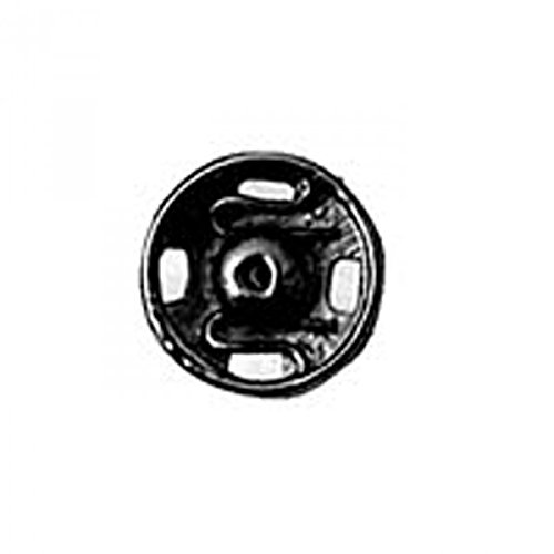 8 pulsanti pressione neri a cucire 11 mm - immagine 3
