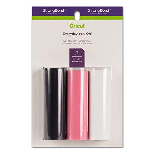 Cricut facile press mini bundle: piccola macchina della pressa di calore, mini htv iron-on rolls, lampone - immagine 5