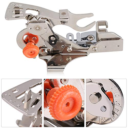 Eastbuy piedino per ruffler piedino per piedino ruffler per strumento per parti per macchine da cucire domestiche brother singer - immagine 8