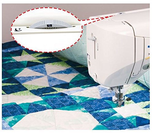 Juki macchina da cucire elettronica con taglia-cavi automatico commissionato a pedale, metallo, bianco, 51 x 25,7 x 30,5 cm - immagine 7