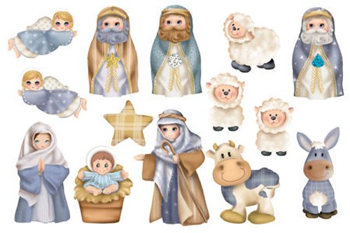 Renkalik RENKALIKGDTEM011 20 x 30 cm presepe Deco Fommy Foglio