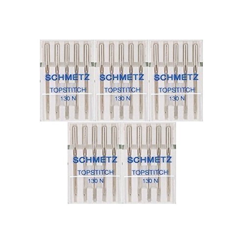 Schmetz - 25 aghi per macchina da cucire, 130 N, misura 90/14