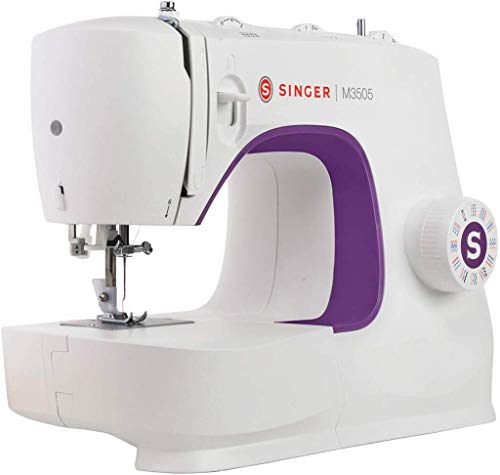 Singer m3505 macchina da cucire professionale, cucitrice automatica, 34 funzioni di cucitura, cucito creativo, cuce tutti i tessuti, elettrica, portatile, da casa, cuciture facile per principianti - immagine 3