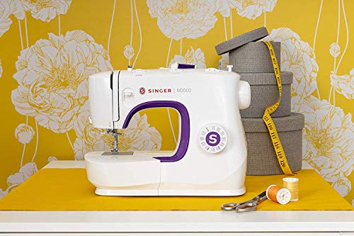 Singer m3505 macchina da cucire professionale, cucitrice automatica, 34 funzioni di cucitura, cucito creativo, cuce tutti i tessuti, elettrica, portatile, da casa, cuciture facile per principianti - immagine 4