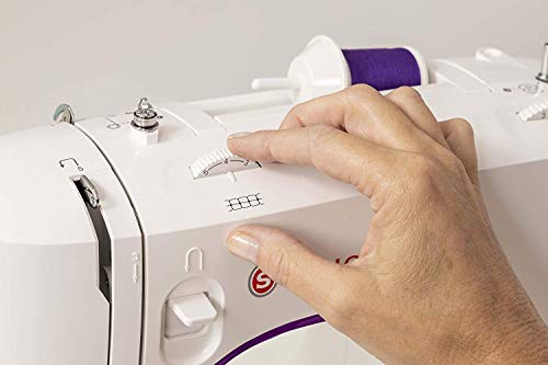 Singer m3505 macchina da cucire professionale, cucitrice automatica, 34 funzioni di cucitura, cucito creativo, cuce tutti i tessuti, elettrica, portatile, da casa, cuciture facile per principianti - immagine 6